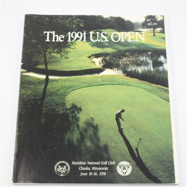 Lot of Five Signed US Open Programs - 1988, 1989, 1990, 1991(NS), 1992, & 1993 JSA ALOA