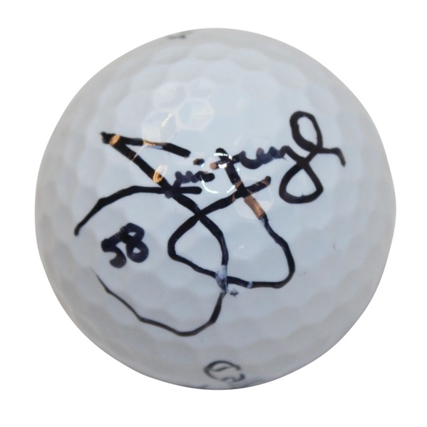 Jim Furyk Signed 58 Inscription Golf Ball - Lowest Ever PGA Round! JSA ALOA