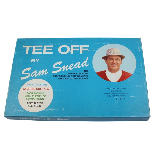 1973 Sam Snead Classic Tee Off Board Game