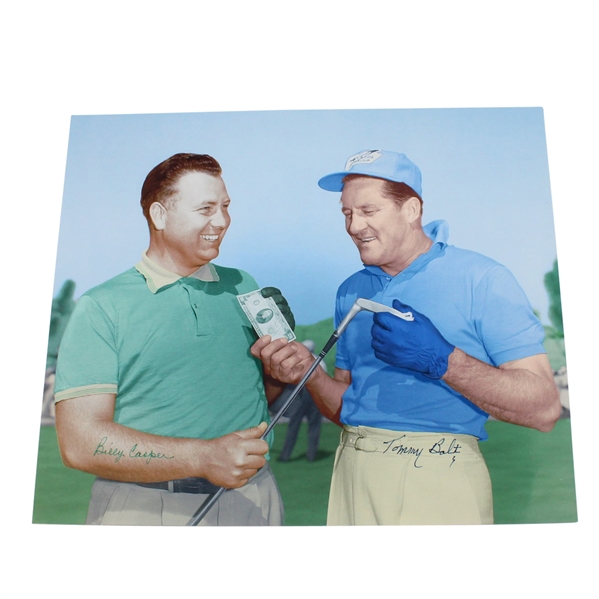 Billy Casper & Tommy Bolt Signed 11x14 The Press Depicting Golf Wager JSA ALOA