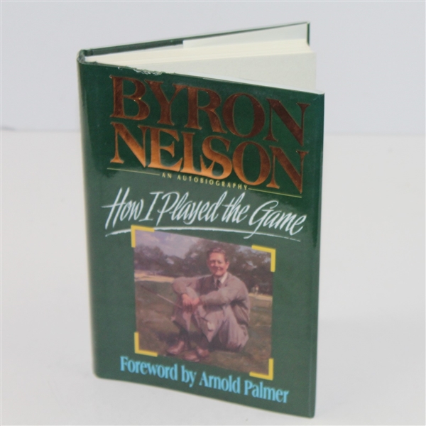 Byron Nelson Signed Book How I Played the Game by Byron Nelson JSA ALOA