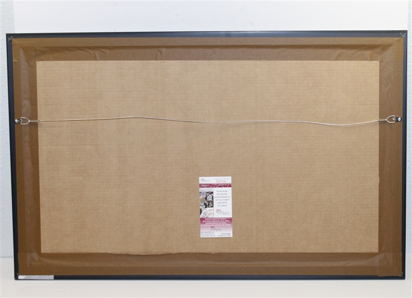 Jack Nicklaus Signed 'The Golden Bear' Display Piece - Framed JSA #G55022- PERFECT AUTOGRAPH!