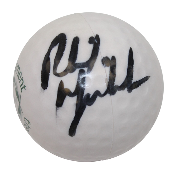 Phil Mickelson Signed The Memorial Logo Soft Squeeze Golf Ball PSA/DNA #AB10030