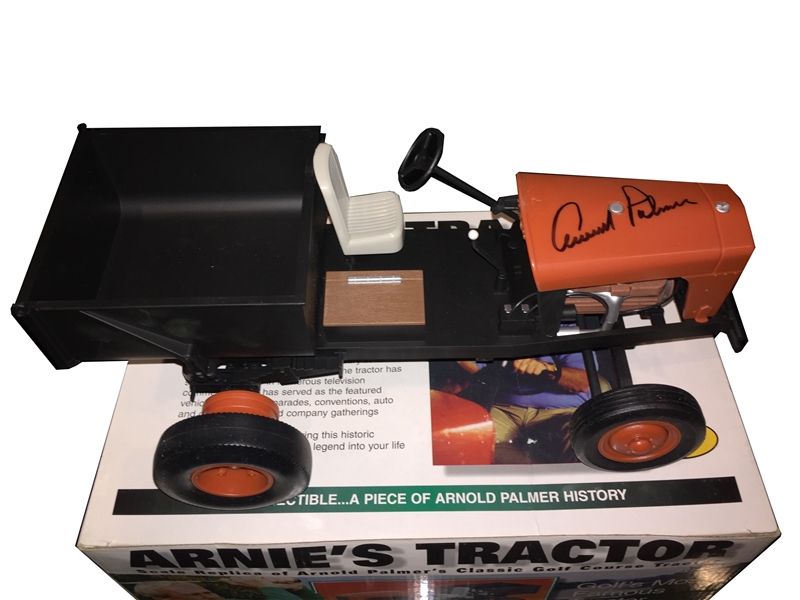 Arnold Palmer Signed Classic Pennzoil Arnie's Tractor - Guaranteed to Pass JSA