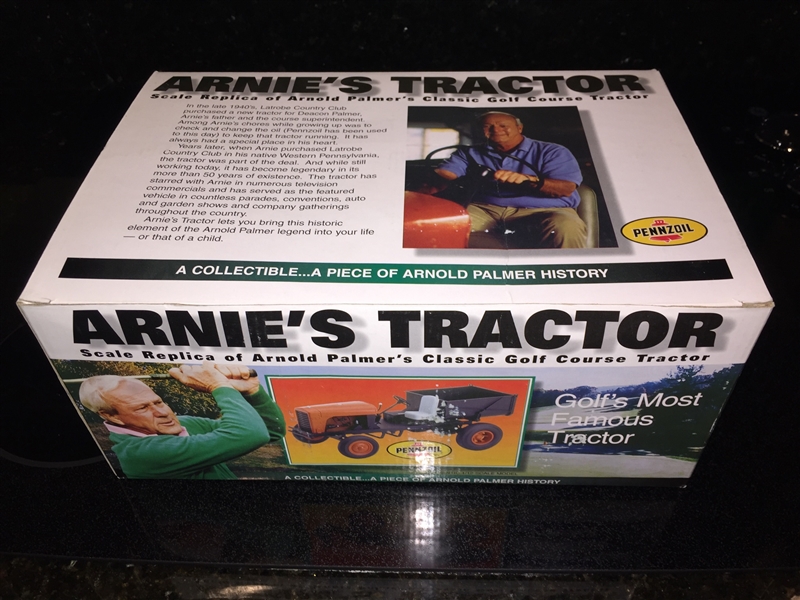 Arnold Palmer Signed Classic Pennzoil Arnie's Tractor - Guaranteed to Pass JSA