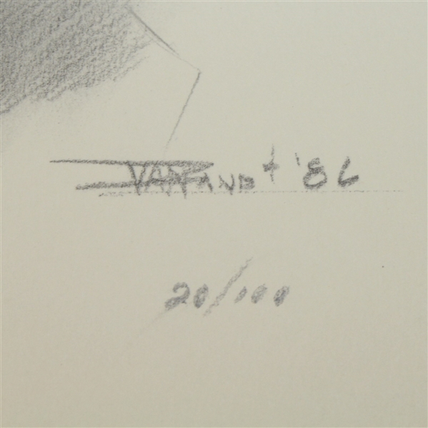 Ben Hogan Ltd Edition 11x14 Van Zandt Drawing #20/100