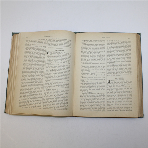 1902 'Popular Amusements' For Indoor & Out of Doors Book