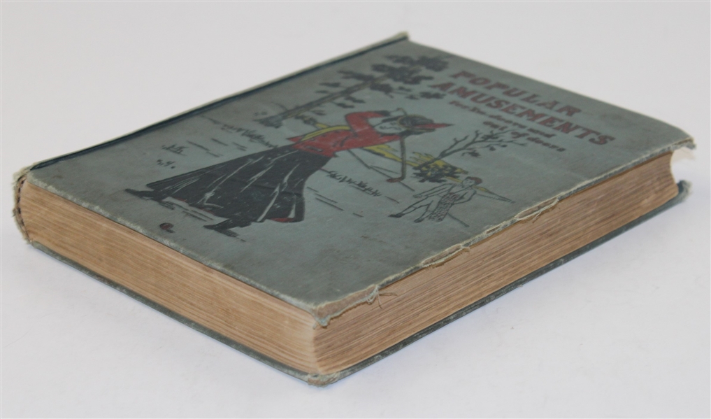 1902 'Popular Amusements' For Indoor & Out of Doors Book