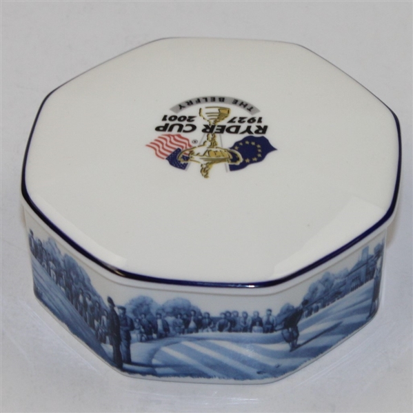 2001 Ryder Cup 'The Belfry' Wedgewood China Box with Lid