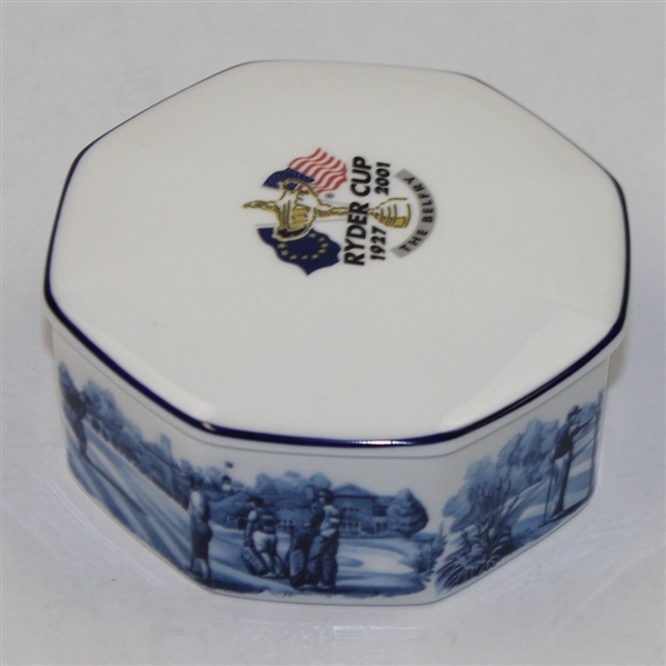 2001 Ryder Cup 'The Belfry' Wedgewood China Box with Lid