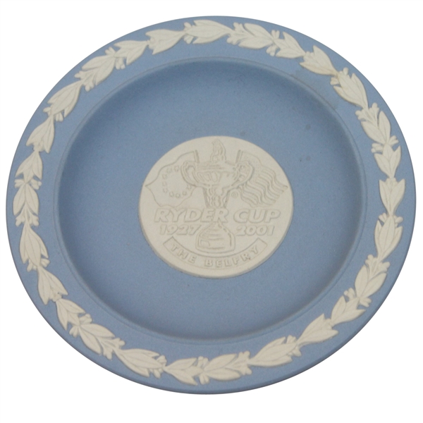 2001 Ryder Cup 'The Belfry' Wedgewood China Blue Plate - 4 3/4 Diameter 
