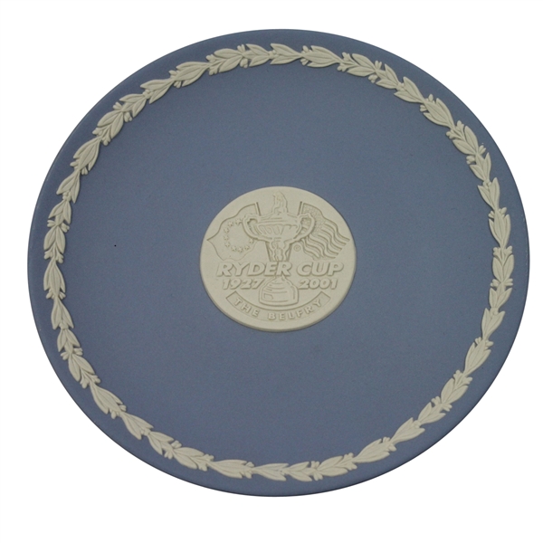 2001 Ryder Cup 'The Belfry' Wedgewood China Blue Plate - 6 3/4 Diameter 