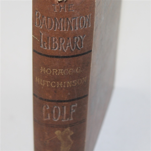 1890 'The Badminton Library' Book by Horace Hutchinson