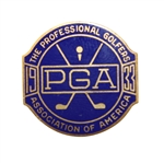 1933 PGA Championship at Blue Mound G&CC Contestant Badge - Gene Sarazen Winner