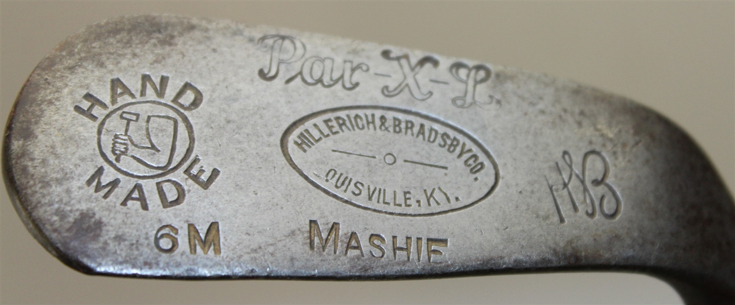 Hand Made Mashie- Hillerich & Bradsby Co