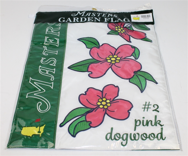 Masters Commemorative Pink Dogwood Undated Garden Flag - Hole #2