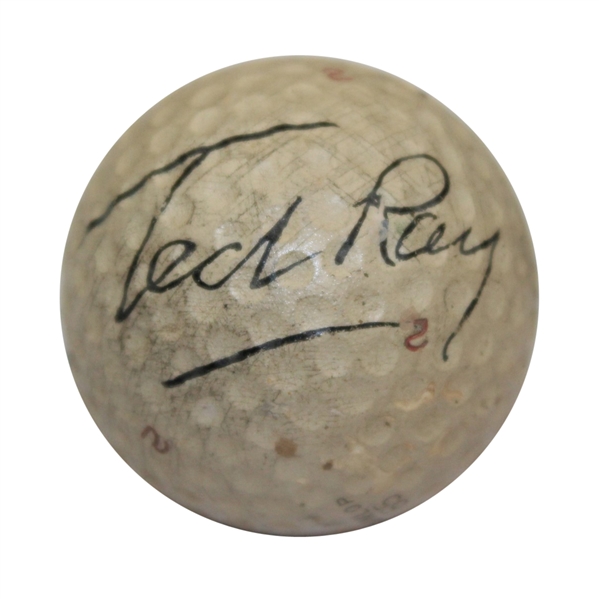 Ted Ray D-1977(U.K. Comedian with Stage Name After Golfer) Signed Golf Ball JSA ALOA