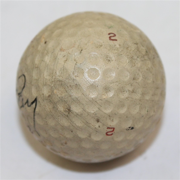 Ted Ray D-1977(U.K. Comedian with Stage Name After Golfer) Signed Golf Ball JSA ALOA