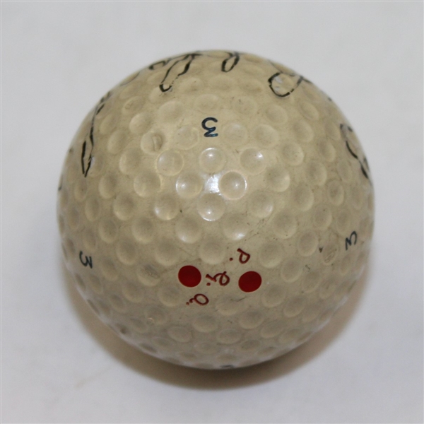  Golf Hall of Famer Bob Hope (D-2003) Vintage Signed Golf Ball JSA ALOA