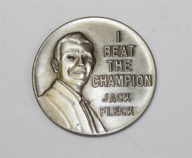 1956 5th Annual National Golf Day Medal I Beat Jack Fleck- Set of 5
