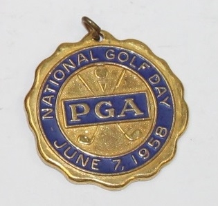 1958 7th Annual National Golf Day Medal- Set of 5