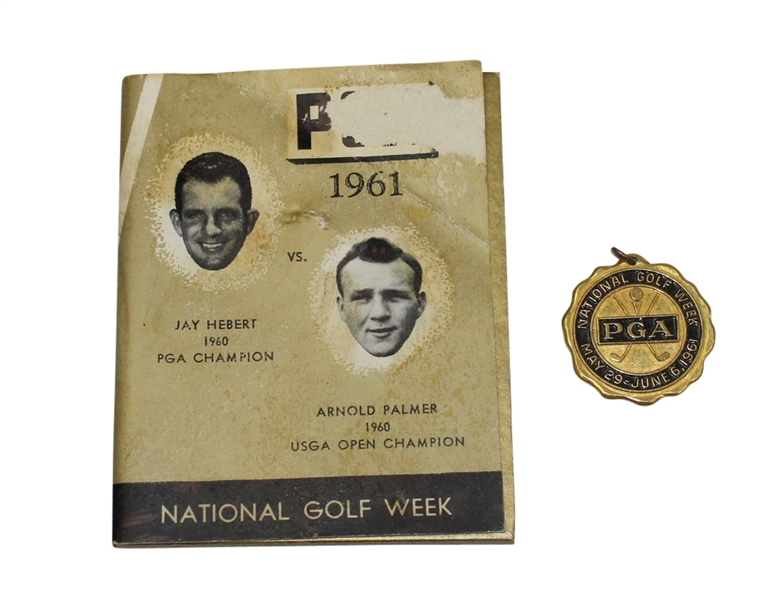1961 10th Annual National Golf Day Medal- Pair