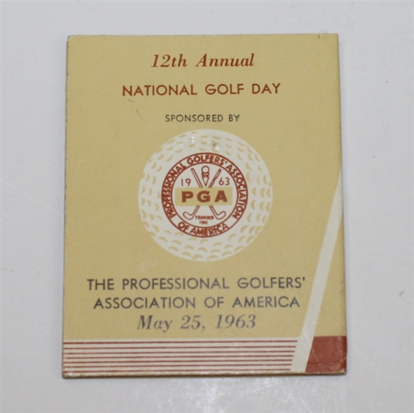 1963 12th Annual National Golf Day Medal- Set of 5