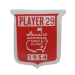 1954 Masters Tournament Contestant Badge #29 - Sam Parks, Jr.