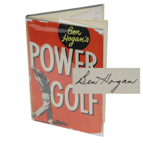 Ben Hogan Signed Golf Book 'Power Golf' - USGA Bookplate JSA #Y94342