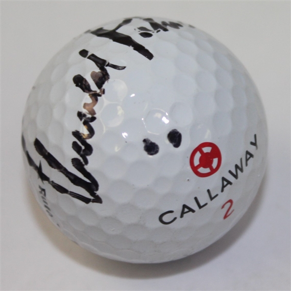 Arnold Palmer Signed Match Used Personal Umbrella Golf Ball JSA #X67918