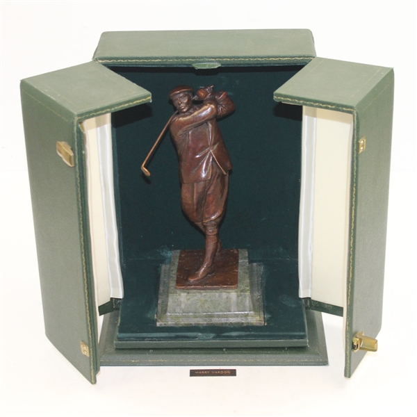 Harry Vardon Garrard & Co. Ltd Ed. Bronze Sculpture in Original Box