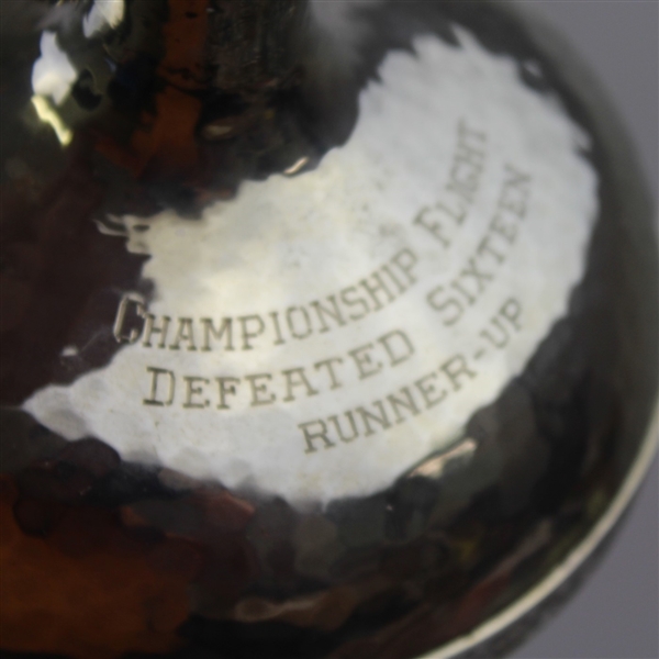 1928 Southern California Amateur Championship Sterling Silver Runner-Up Trophy
