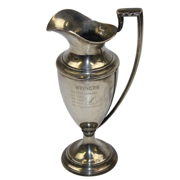 1921 Portage Lake Golf Club Summer Handicap Match Sterling Silver Trophy