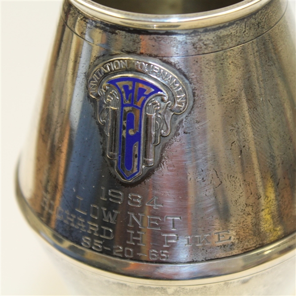 1934 Claremont CC Invitation Tournament Low Net Sterling Trophy Won by Richard H. Pike