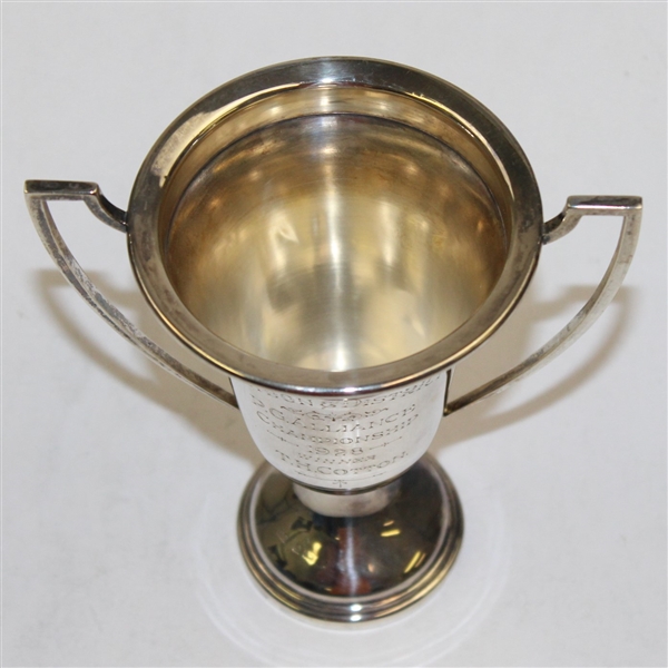 1928 Croydon & District P.G. Alliance Championship Trophy Won by T.H. Cotton