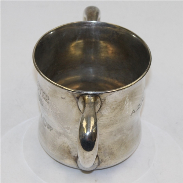 1899 Westchester Golf Club Sterling Silver Governors Cup Won by A.Z. Huntington
