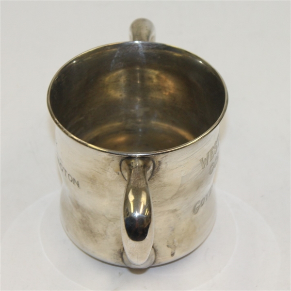 1899 Westchester Golf Club Sterling Silver Governors Cup Won by A.Z. Huntington