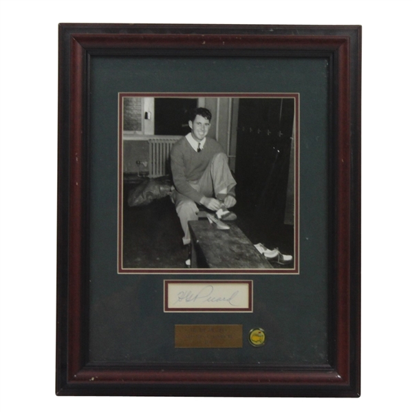 H.G. Picard Signed 1938 Masters Champion Display - Framed JSA ALOA