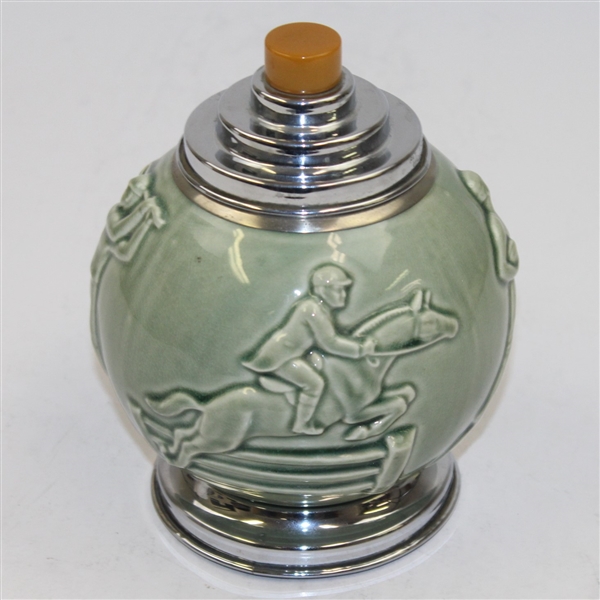 Circa 1940's Rookwood Pottery Ceramic Humidor/Cigarette Holder/Display