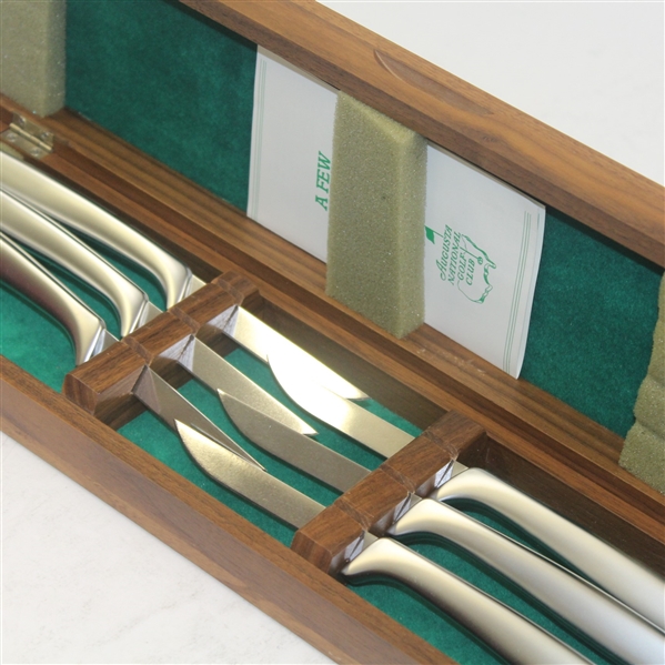 1983 Masters Tournament Gift - Gerber Steak Knives in Original Box with Notes