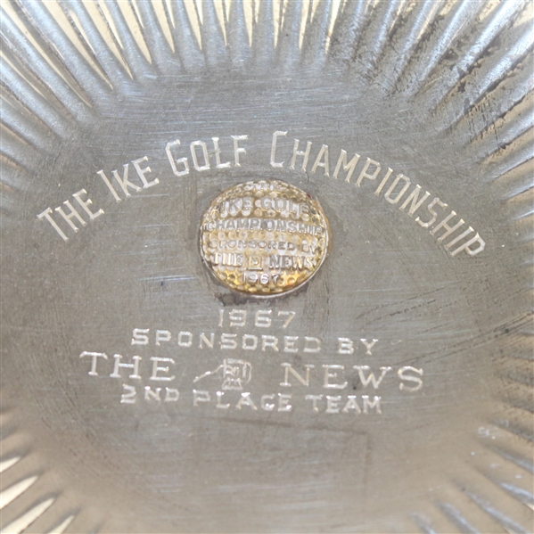 1967 The Ike Golf Championship 2nd Place Team Sterling Bowl - Sponsored by The NEWS