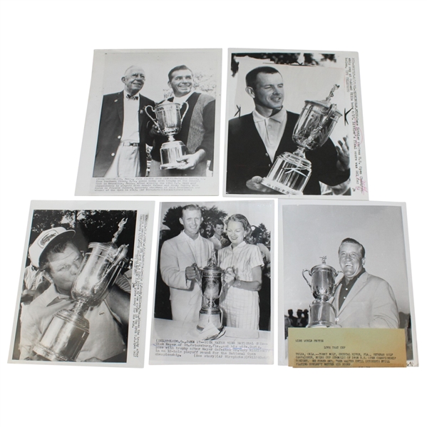 Orville Moody, Tommy Bolt, Gene Littler, Dick Mayer, & Julius Boros Original Press Photos