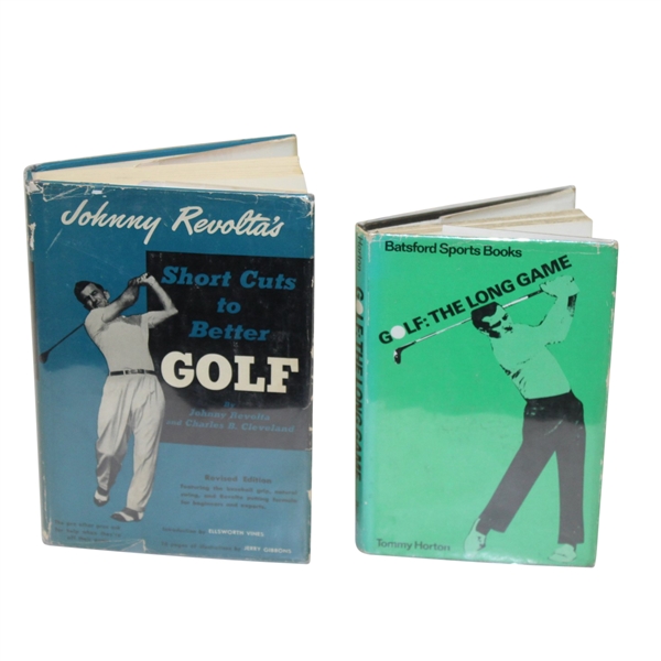 Johnny Revolta & Tommy Horton Signed Golf Books JSA ALOA