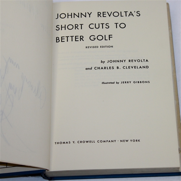 Johnny Revolta & Tommy Horton Signed Golf Books JSA ALOA