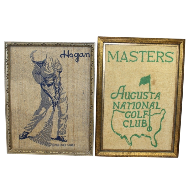 Classic Augusta National GC & Ben Hogan Framed Towels