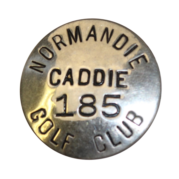Normandie Golf Club Caddie Badge #185