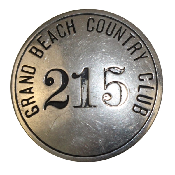 Grand Beach Country Club Caddie Badge #215
