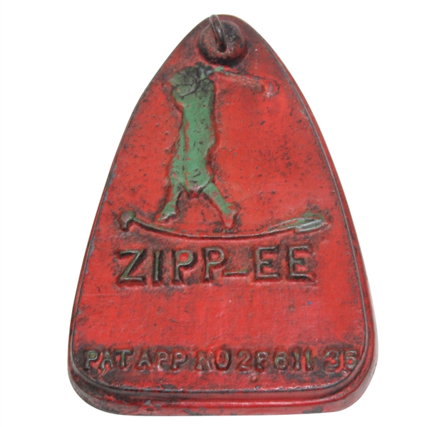 Cast Iron Vintage ZIPP-EE Golfing Practice Tee - Pat App No. 2561135