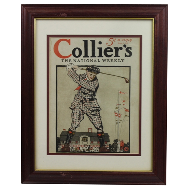 1915 Collier's 'The National Weekly' Magazine - October 2nd - Framed
