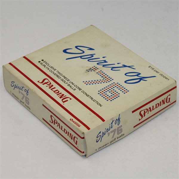 Classic Dozen Spalding 'Spirit of '76' Golf Balls in Original Box